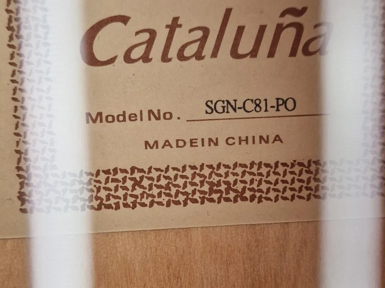 Billede 3 - Guitar - Cataluña SGN-C81-PO