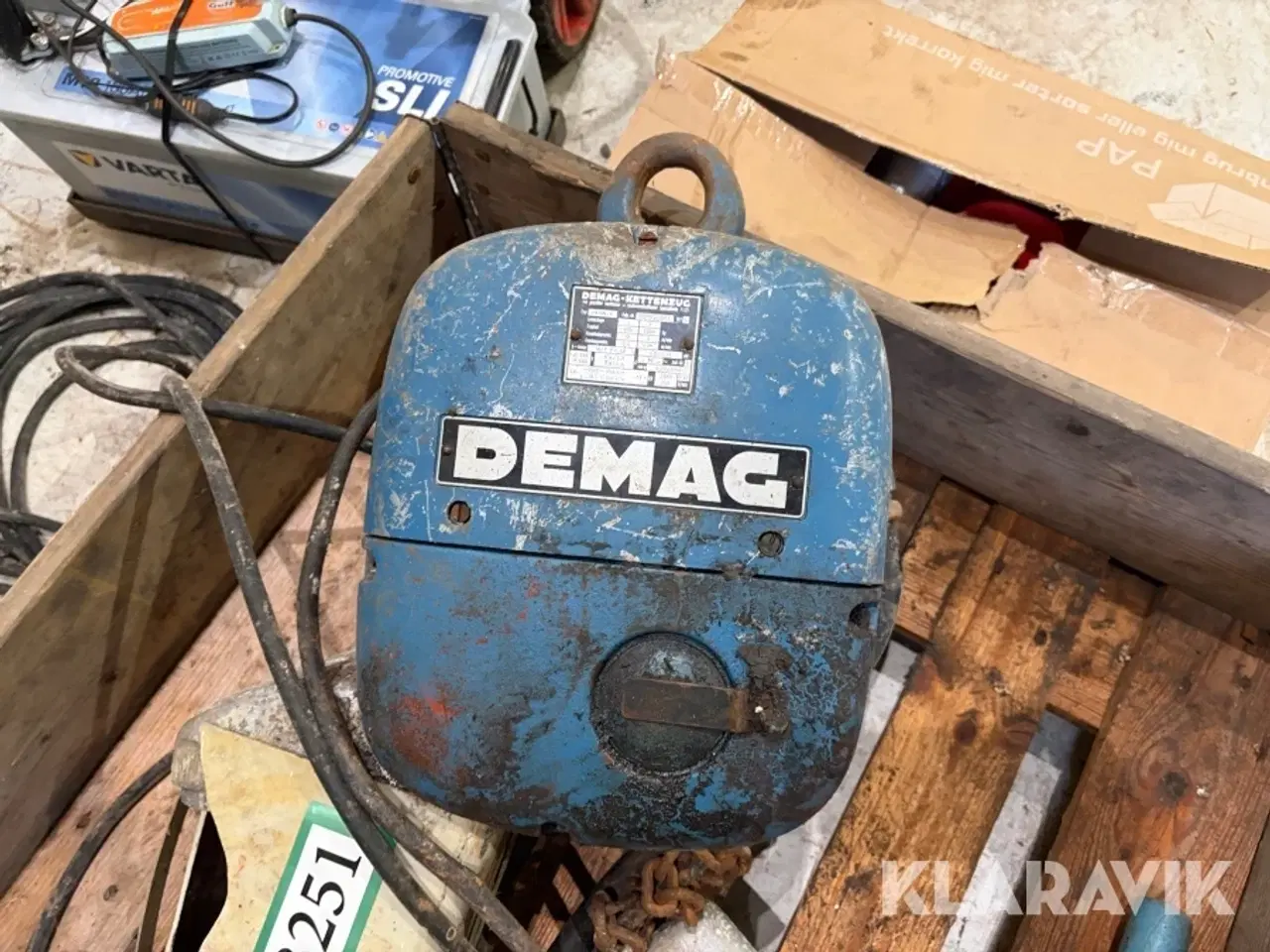 Billede 4 - El kædetalje Demag 1000 kg