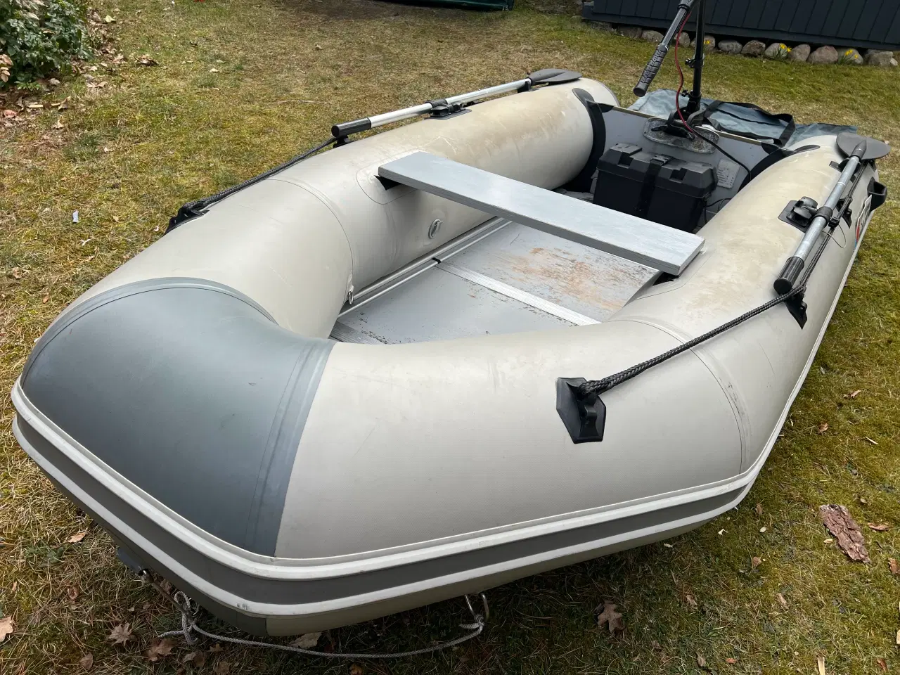 Billede 2 - Brugt gummibåd med el-motor