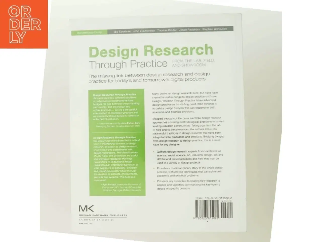Billede 3 - Design Research Through Practice : From the Lab, Field, and Showroom (Bog)