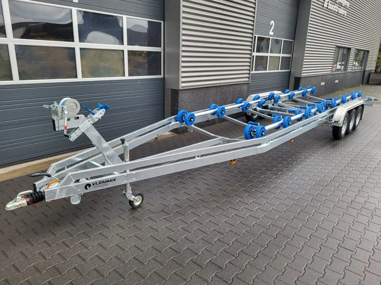 Billede 3 - Vlemmix Bådtrailer 1000x250 3500 TR3 Flex-Roll