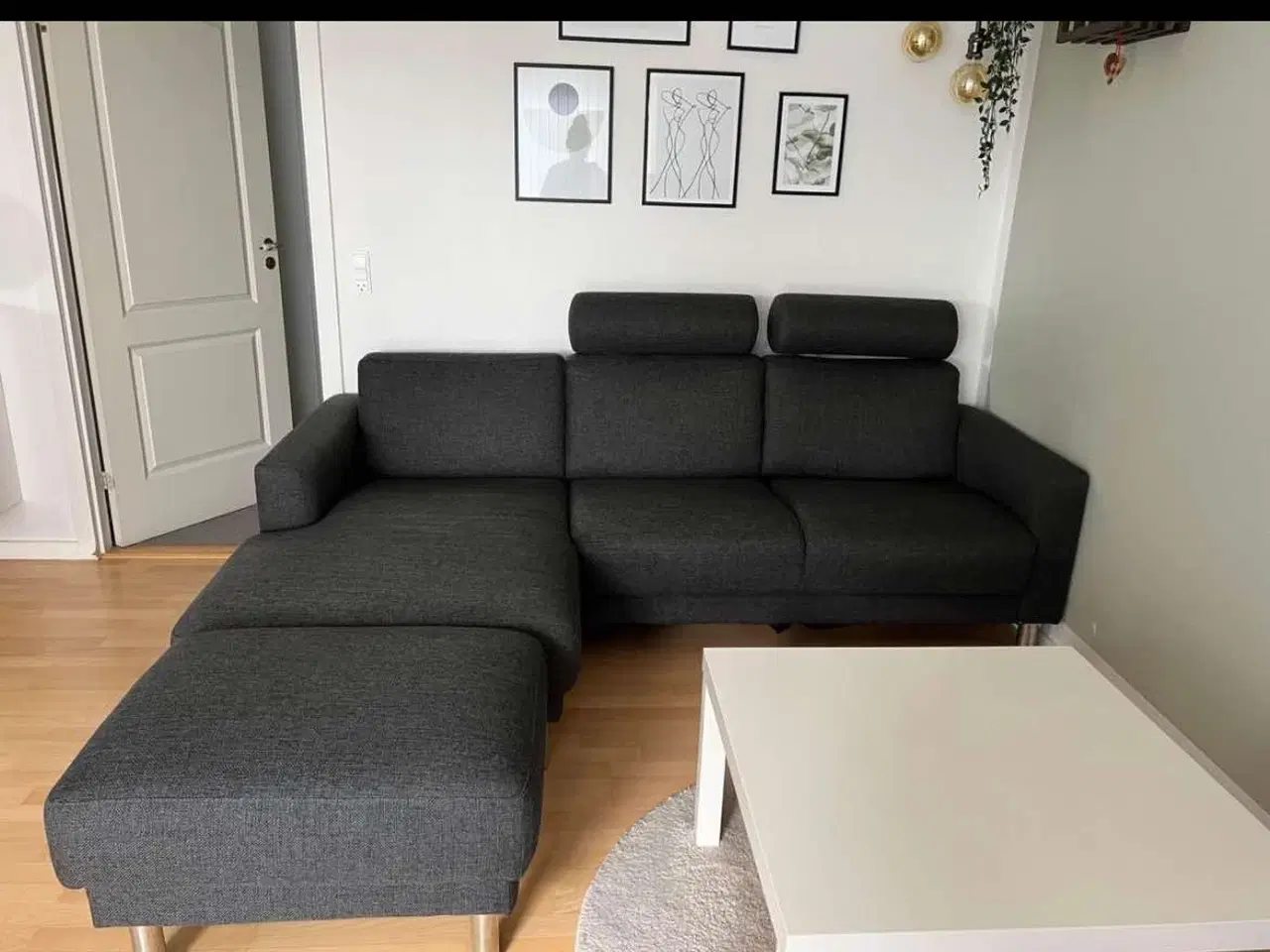 Billede 1 - Sofa med chaiselong 