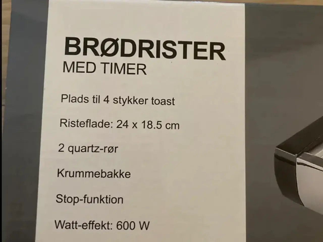 Billede 2 - Brødrister