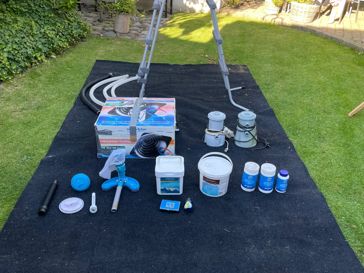 Billede 2 - Meget fin Pool på 7200 liter med meget tilbehør