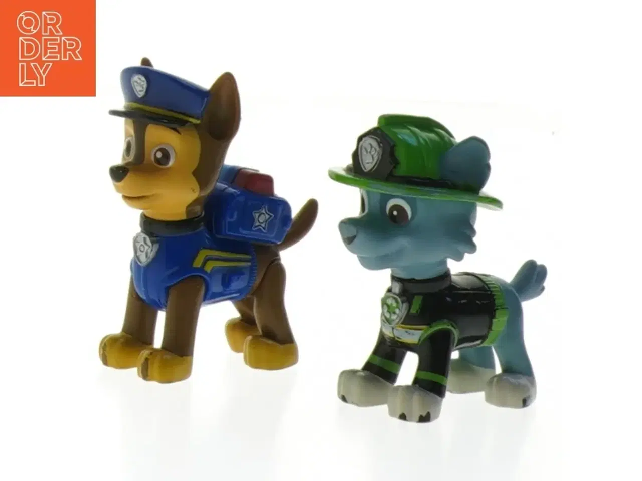 Billede 1 - Paw Patrol figurer Chase og Rocky fra Paw Patrol (str. 7 cm)