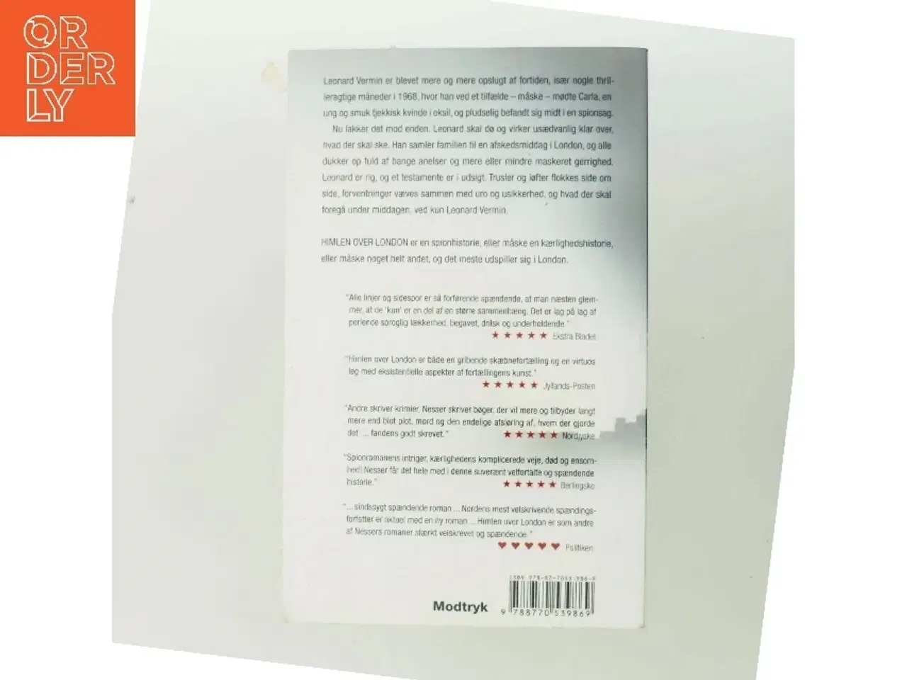 Billede 3 - Himlen over London : roman af Håkan Nesser (Bog)