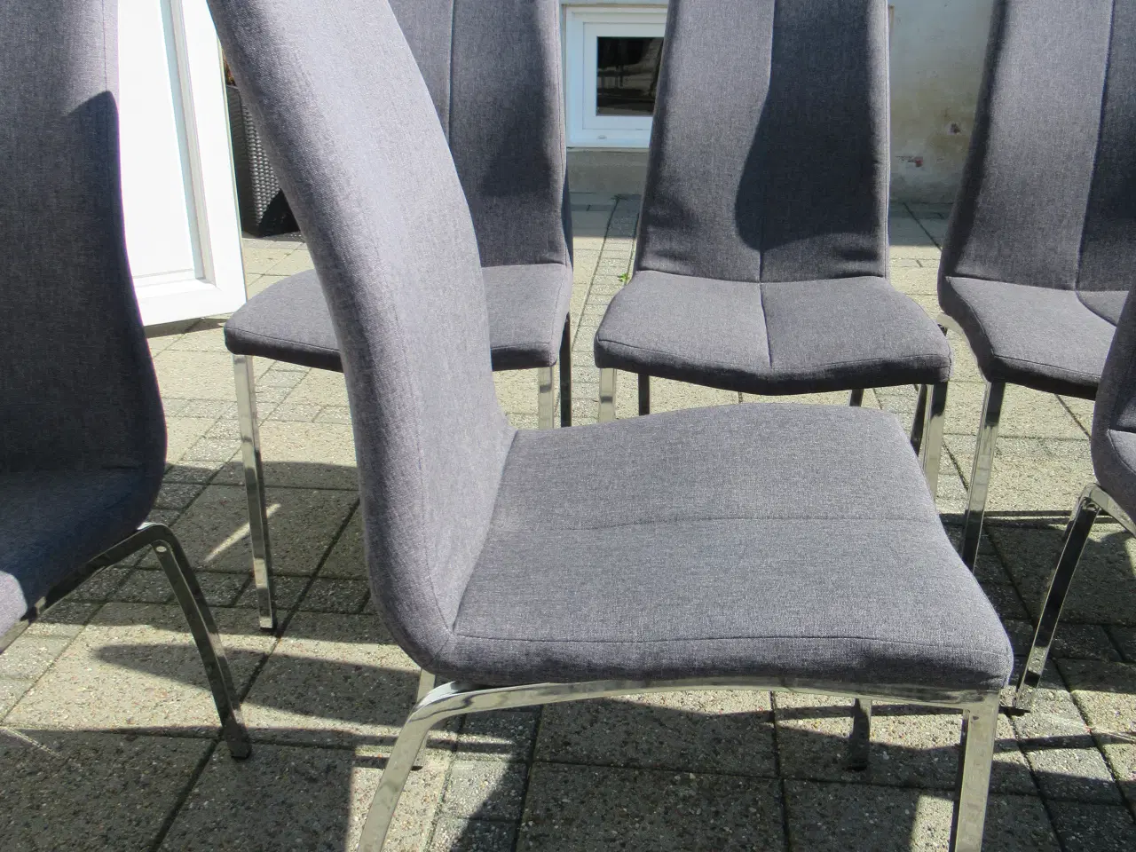 Billede 4 - 8 spisebordsstole i pæn stand