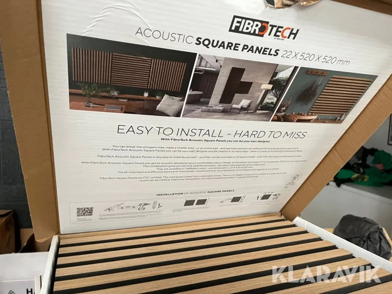 Billede 7 - Akustik paneler Fibrotech Oiled Oak 80 stk