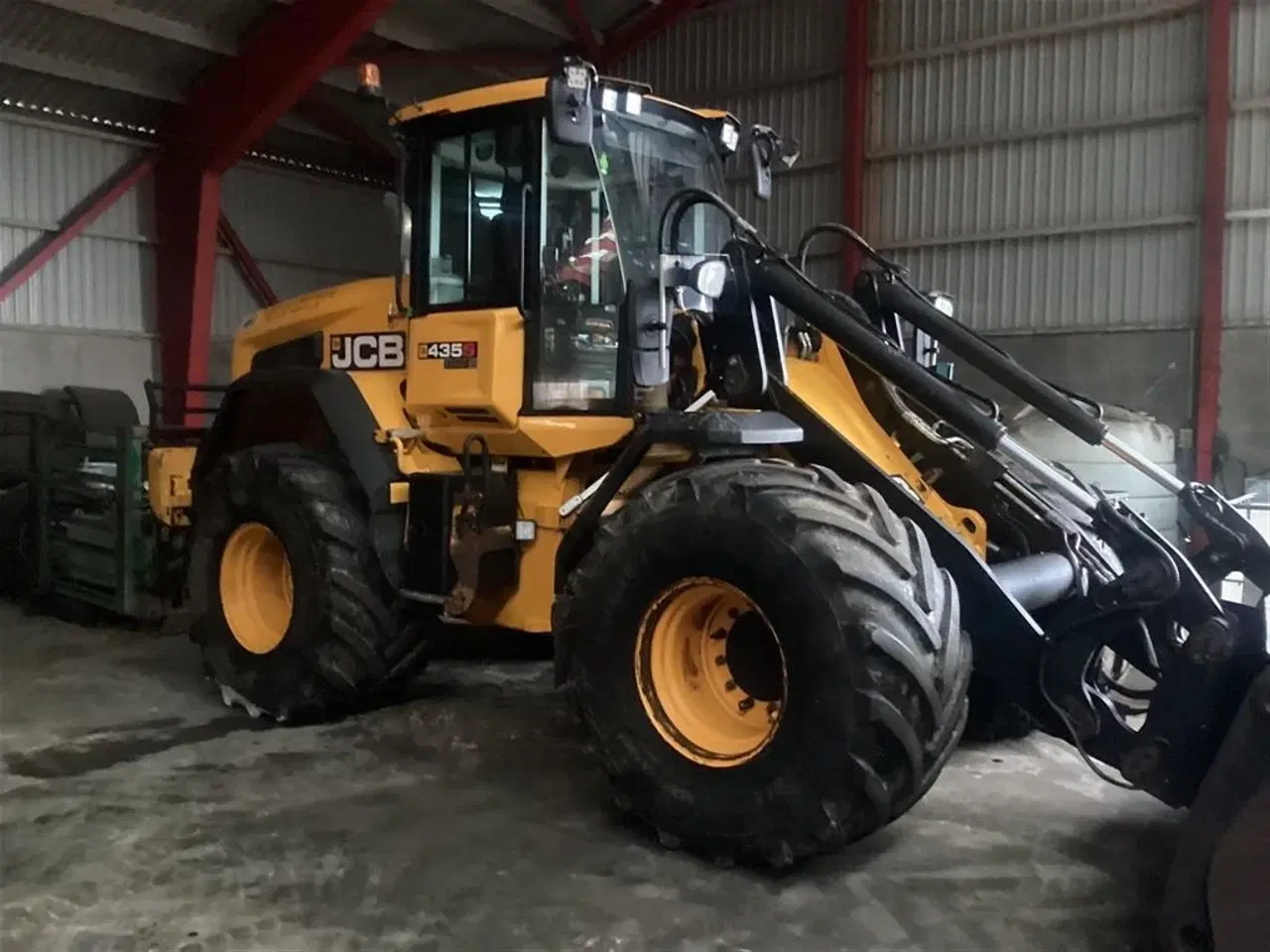 Billede 1 - JCB 435S Agri med vægt og centralsmøring