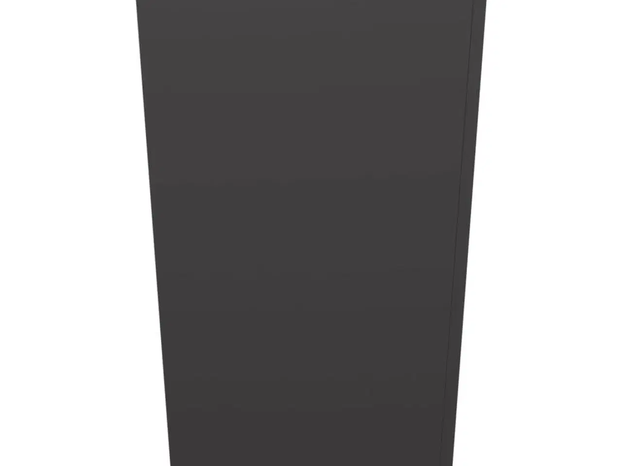 Billede 4 - Plantekrukke 45x45x75 cm stål sort