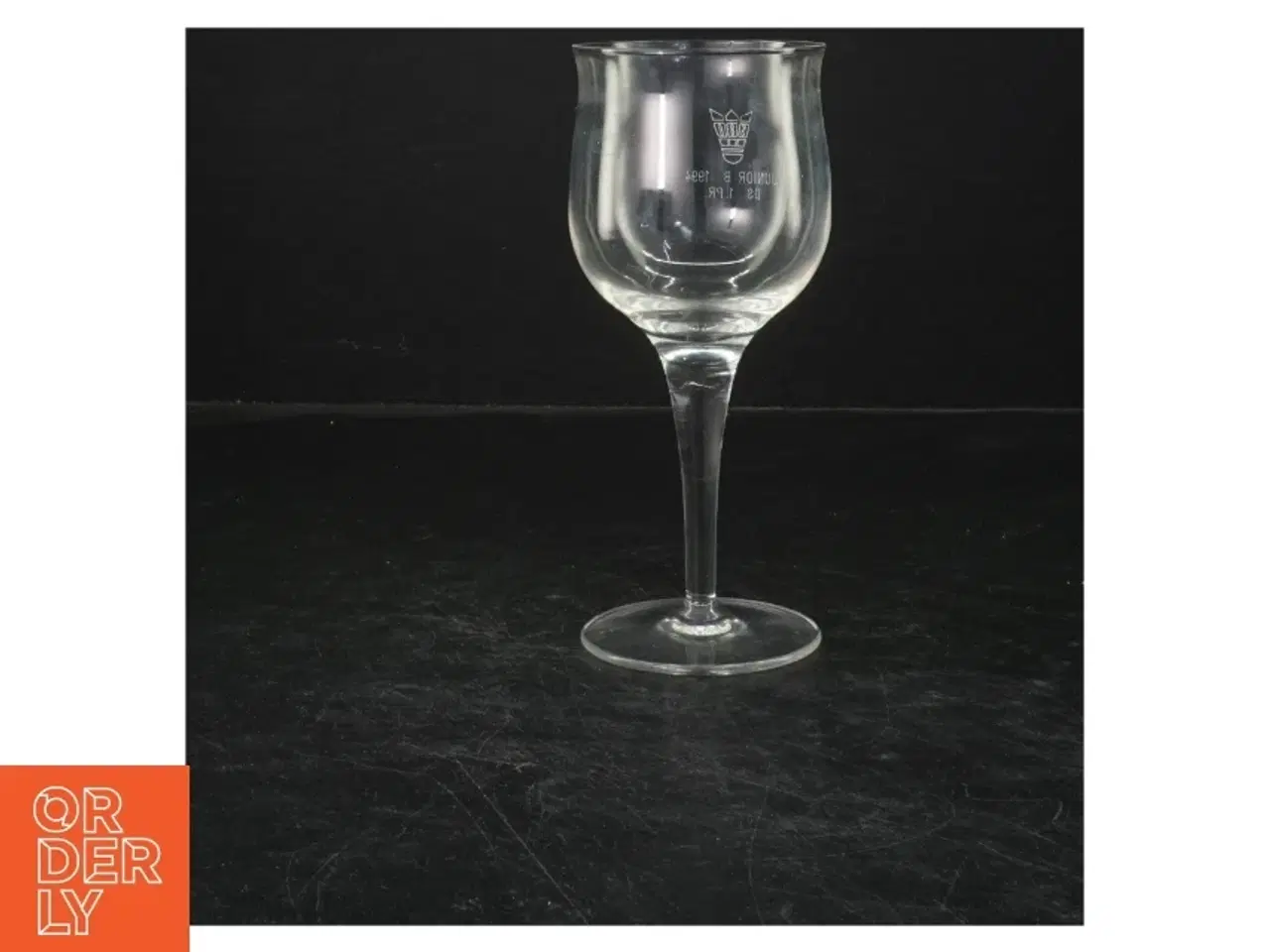 Billede 2 - Vin glas med indgravering (str. 17 cm)