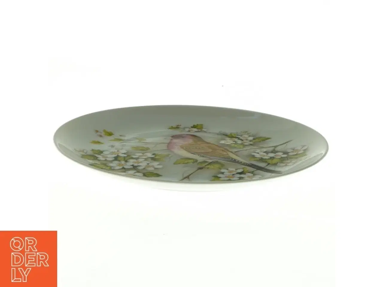 Billede 3 - Dekorativ porcelænstallerken med fuglemotiv fra Kaiser (str. Diameter 20 cm)