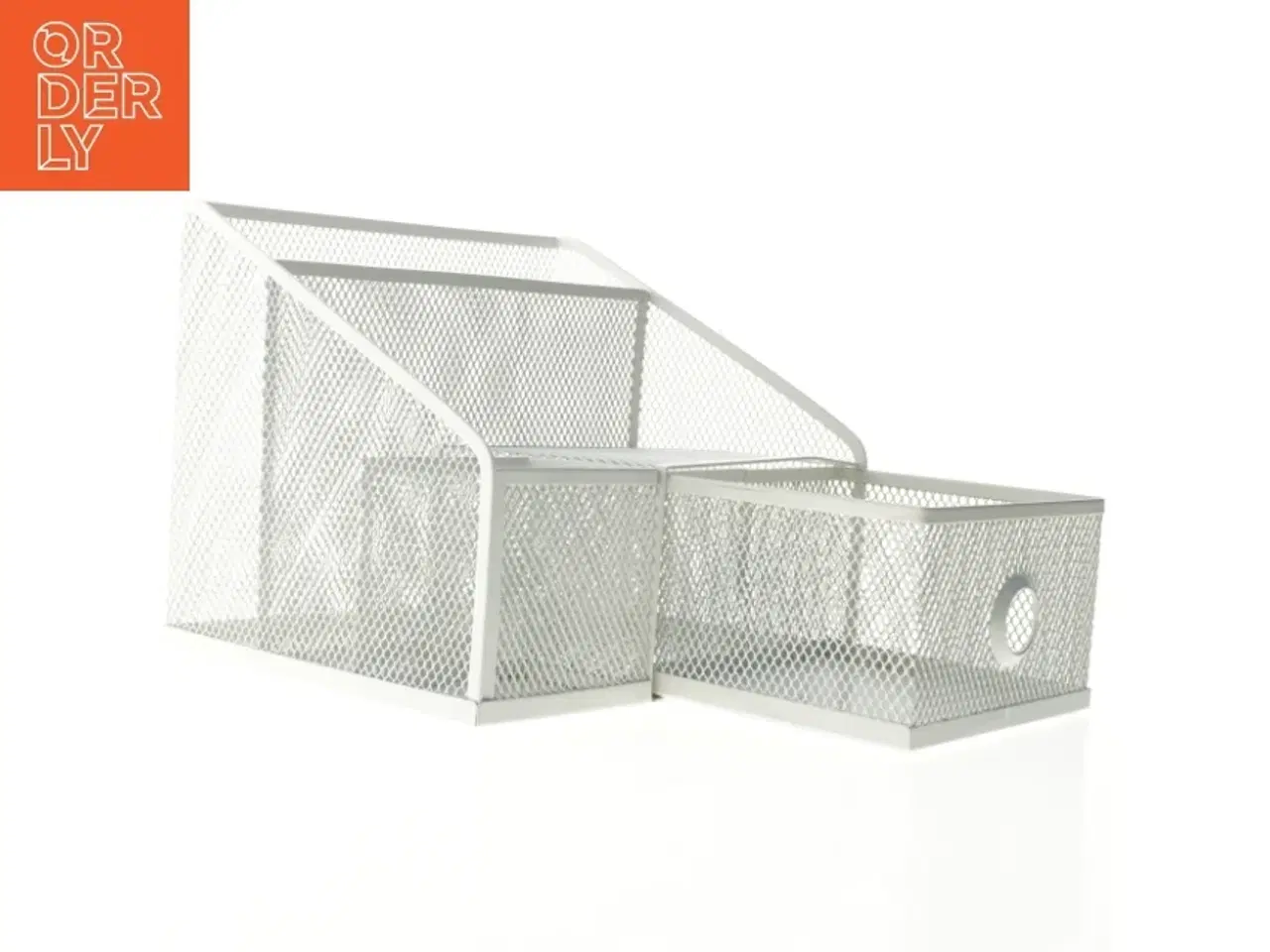 Billede 4 - Metalmesh skrivebordsorganisator (str. 26 x 21 cm)