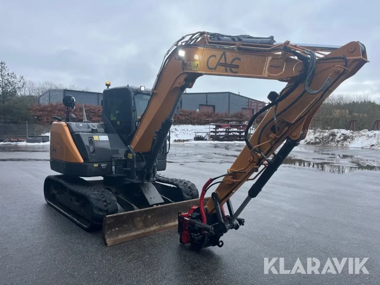 Billede 2 - Gravemaskine Case CX90D med Rototilt