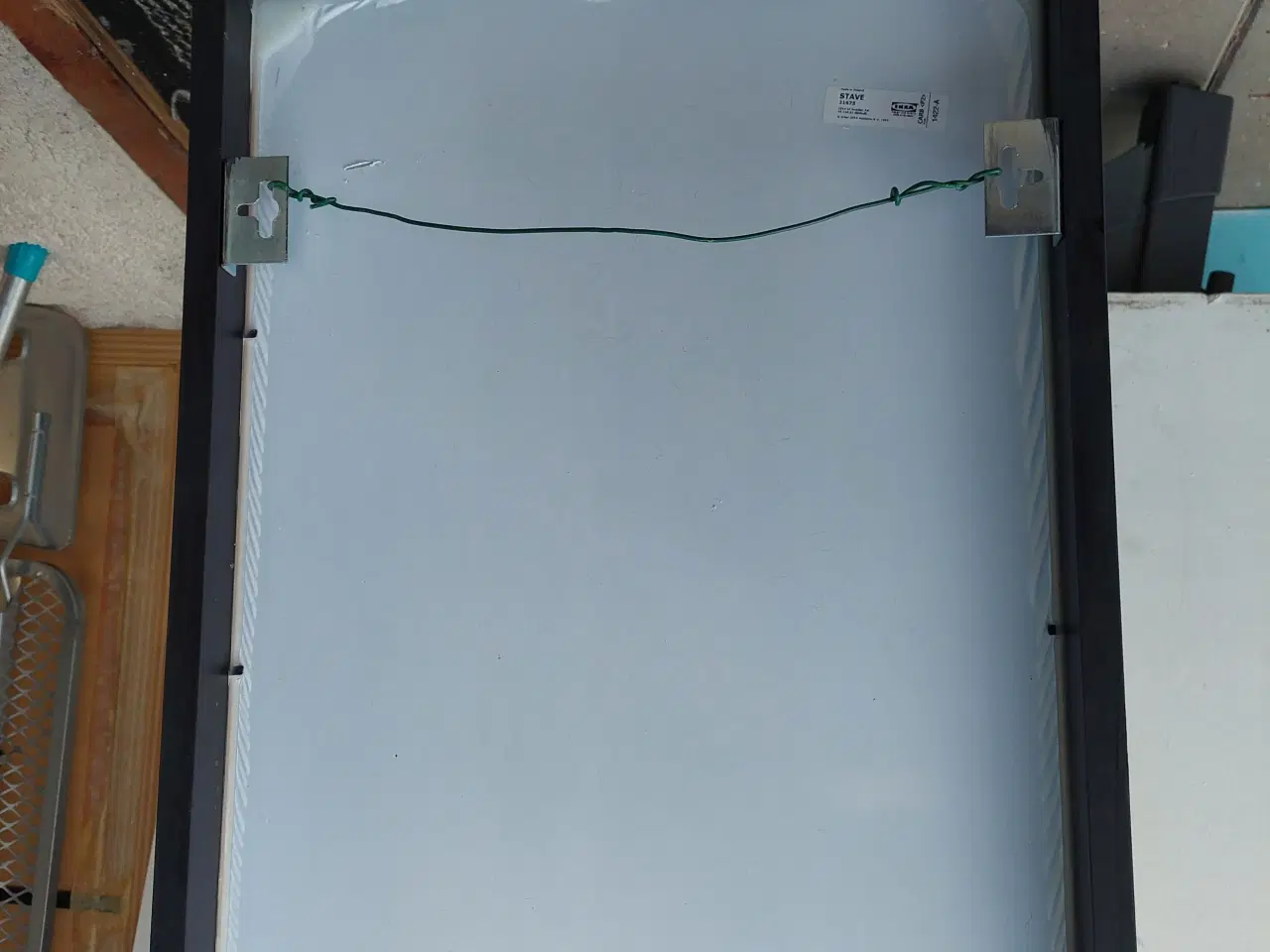 Billede 5 - stor spejl i sort farve træ