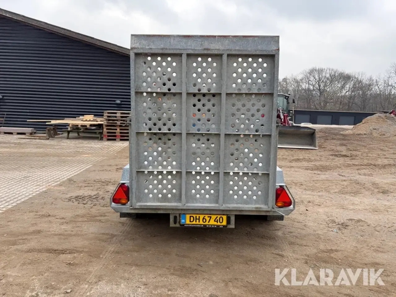 Billede 4 - Maskinetrailer Gewe 2700GV 2700kg - 2-akslet