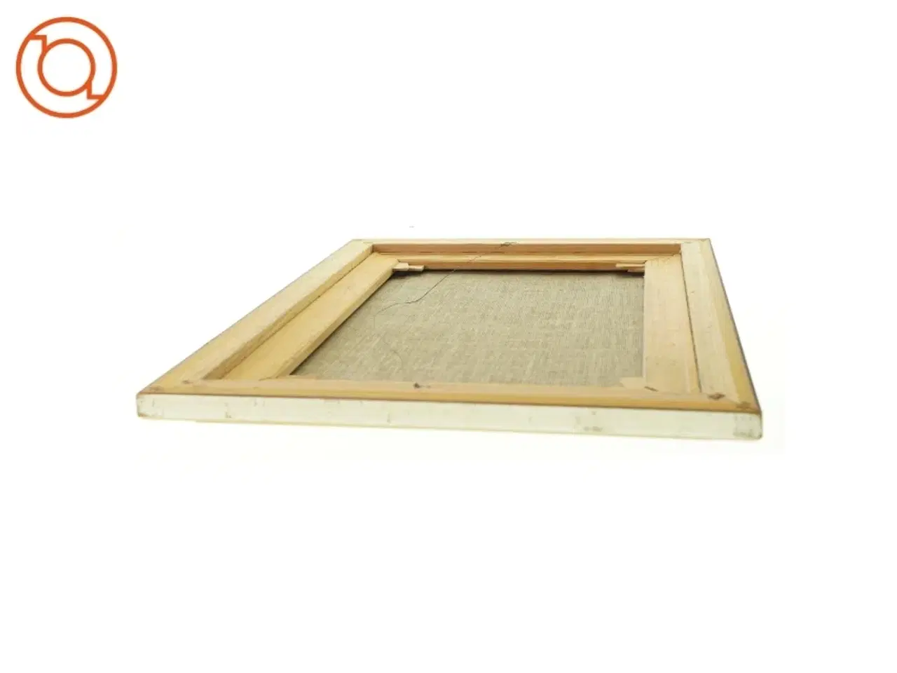 Billede 4 - Billedramme / maleri med billede fra Ukendt (str. LB:62,5x46cm)