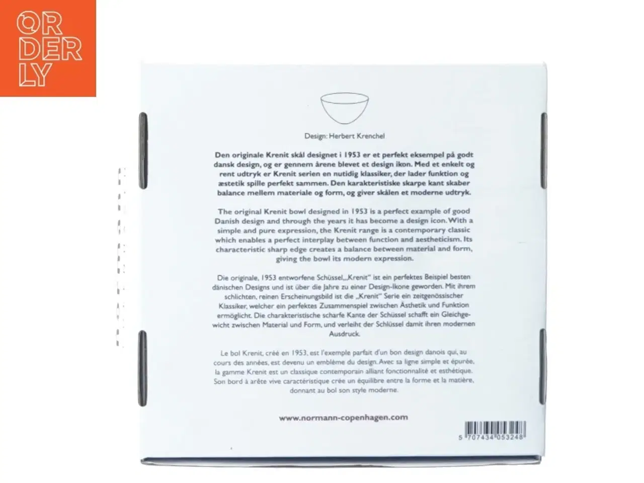 Billede 4 - Krenit skål fra Normann Copenhagen (str. 16 x 5 cm)