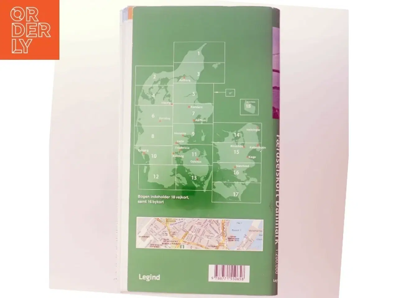 Billede 3 - Færdselskort Danmark. 2015-2016 (Bog)