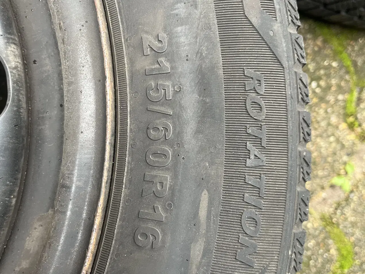 Billede 2 - Vinterdæk på stålfælge 215/60 R 16