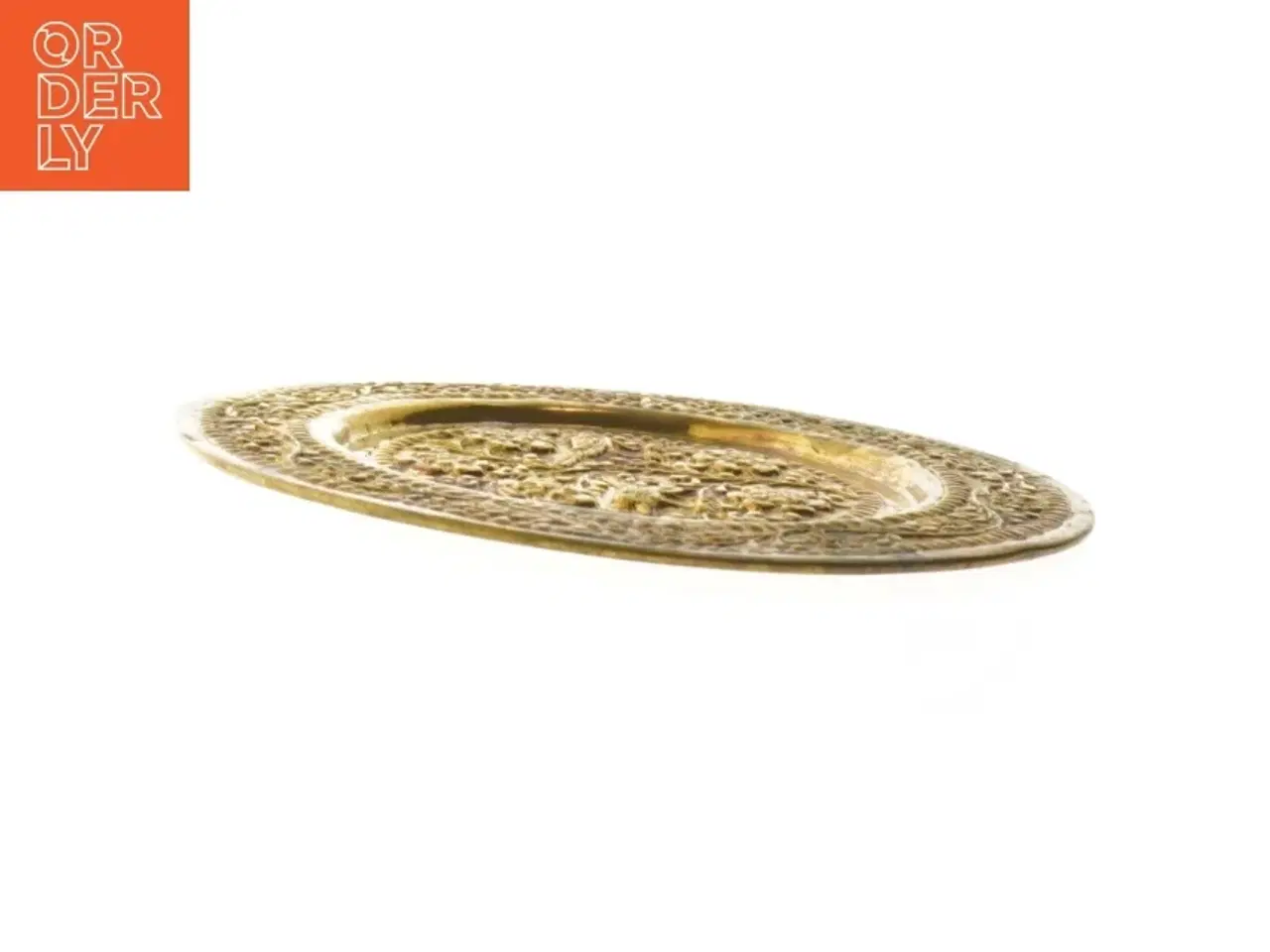 Billede 3 - Platte i messing (str. Ø 25,5x0,5 cm)