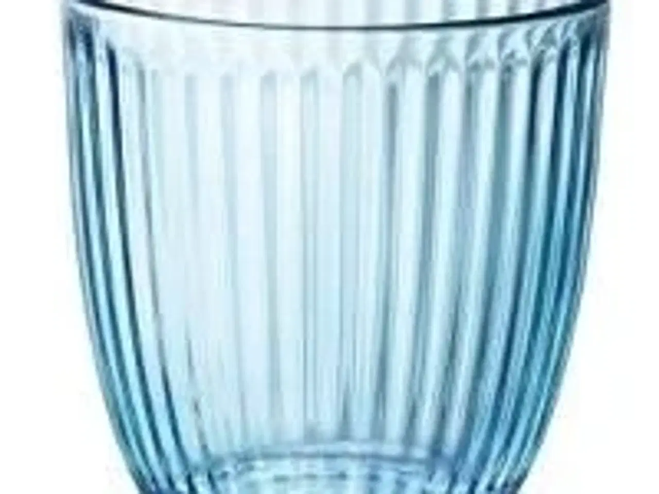 Billede 1 - 12 stk. Vandglas Line Acqua blå 29 cl