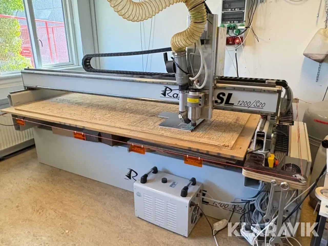 Billede 3 - Cnc maskine komplet setup. Raptor SL1200/S80 incl. vandkøler, styreskab, computer, spånfilter.
