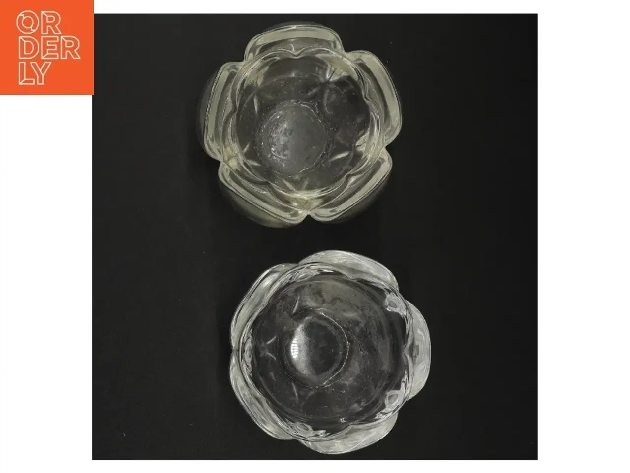 Billede 2 - Glas lysestager (str. 8 x 12 cm)