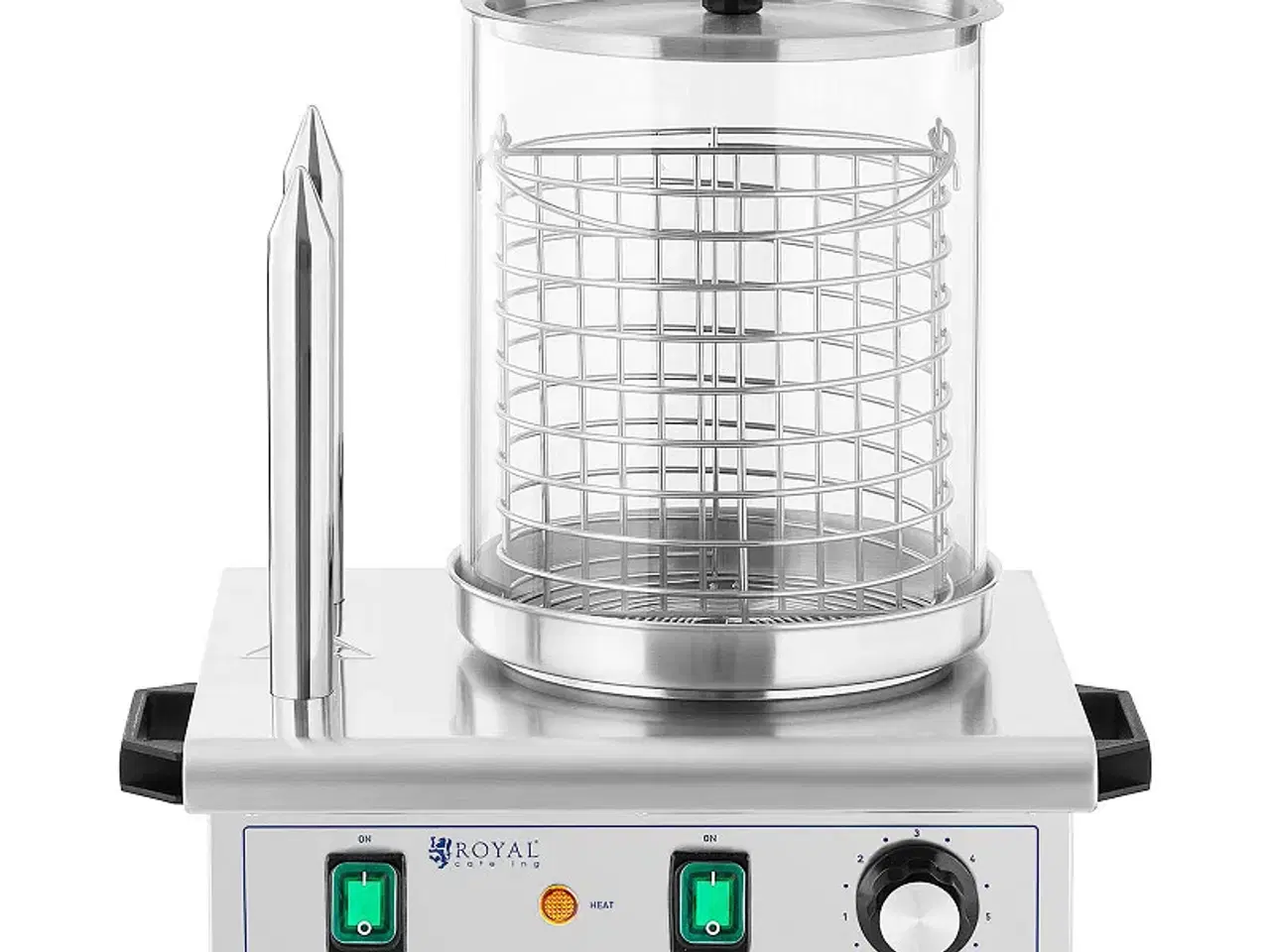 Billede 2 - Fransk hotdog-maskine – 550 W – 2 varmespyd