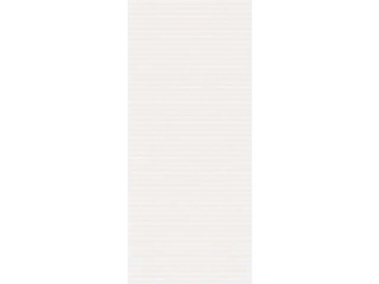 Billede 1 - Plisségardin Hvid 75x200 cm Stofbredde 74,4 cm Polyester