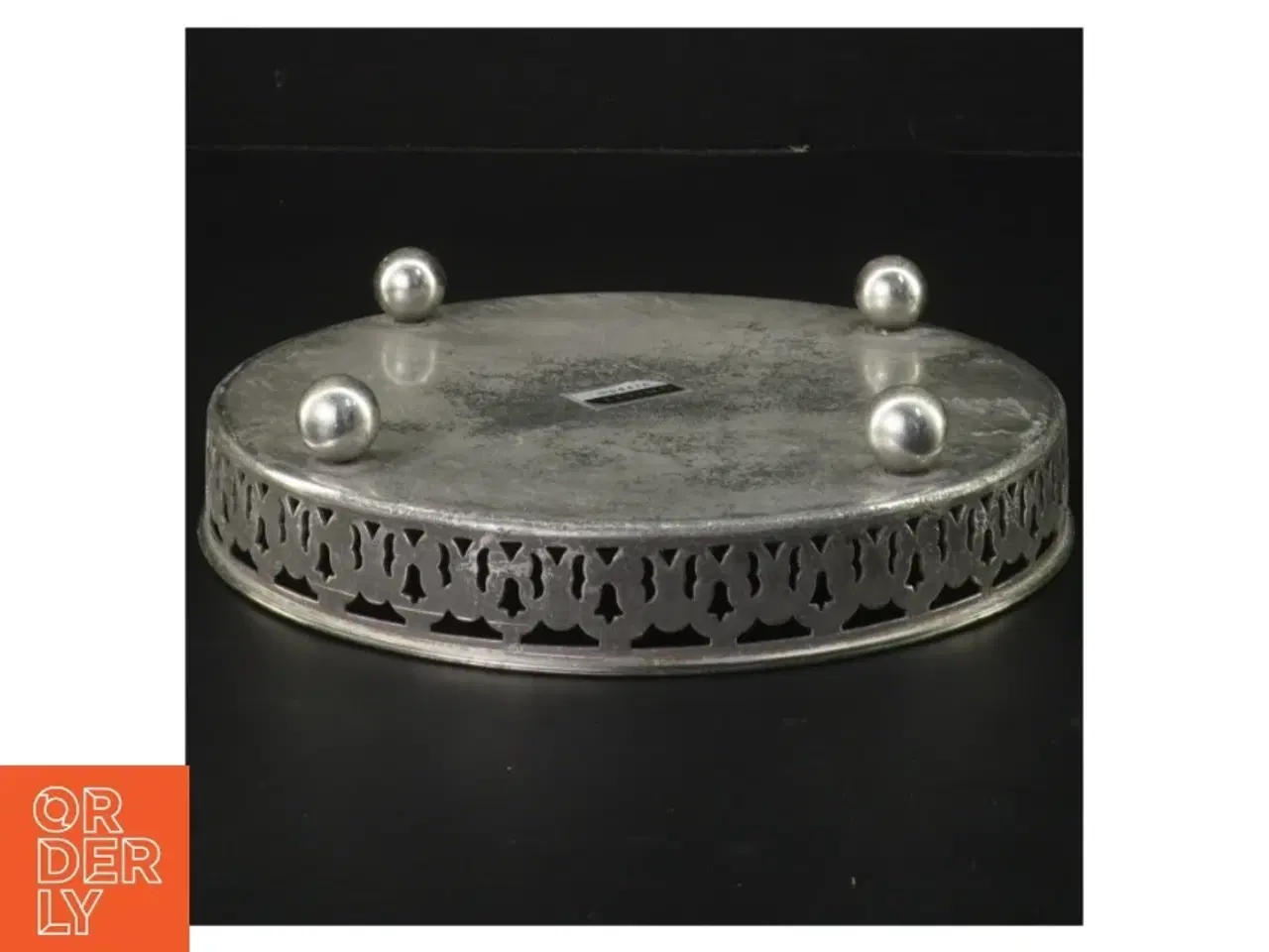 Billede 3 - Dekorativ bakke i metal fra Mordern Living (str. Ø. 17,5 cm)