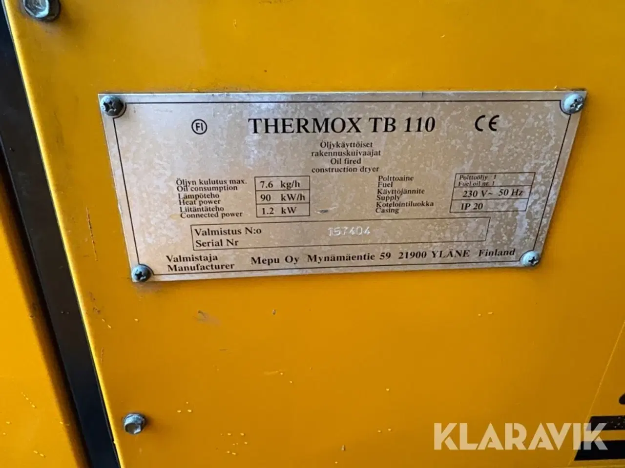 Billede 8 - Varmekanoner Thermox TB55 og TB110 2 styk