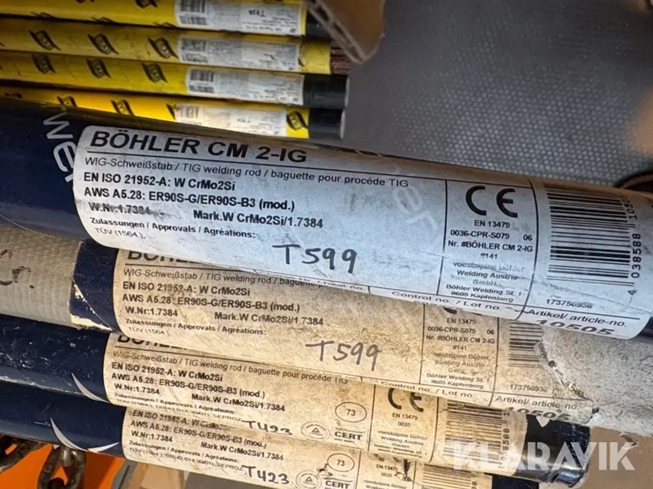 Billede 3 - Svejsetråd Böhler CM 2-IG - 4 rør