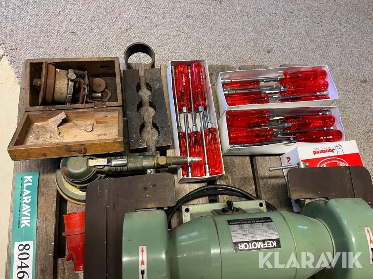 Billede 9 - Værktøjssliber KEFmotor HS3 med diverse værktøj