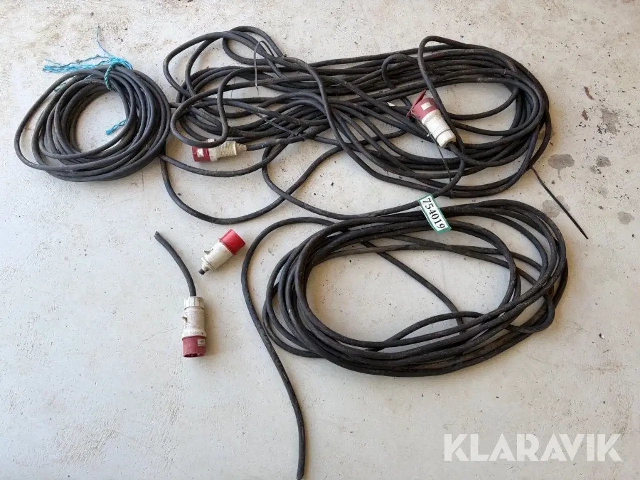 Billede 1 - Kraftkabler - 35A - 1 komplet