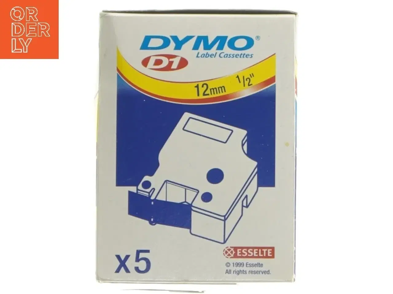 Billede 6 - Dymo Label Kassette D1 12mm fra Dymo (str. 9x9x7 cm)