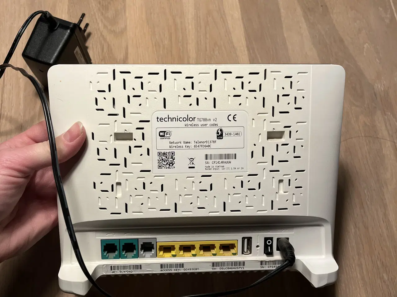 Billede 2 - Technicolor WiFi router