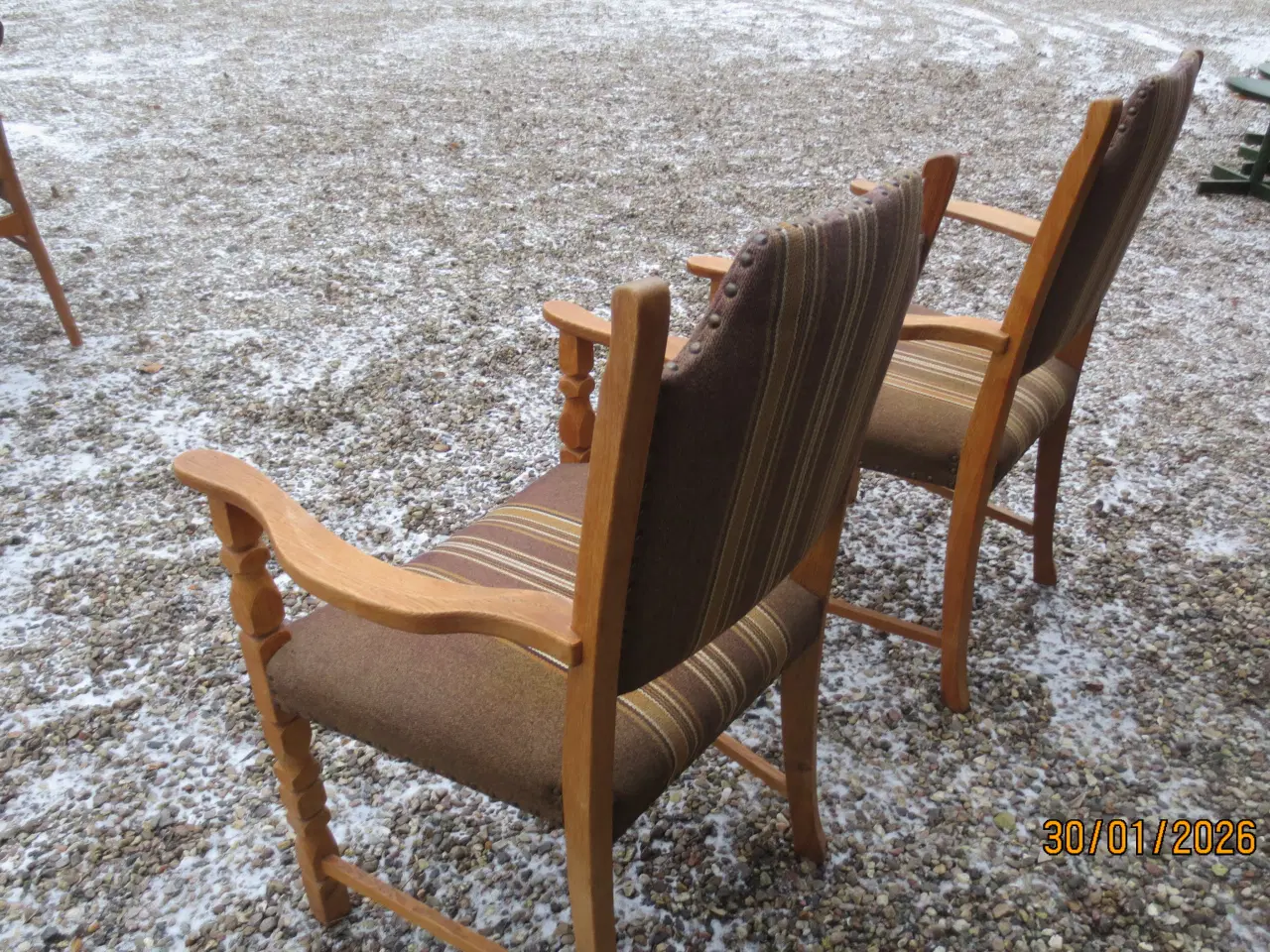 Billede 3 - 2 stk Henning Kjærulff Armstole i Egetræ