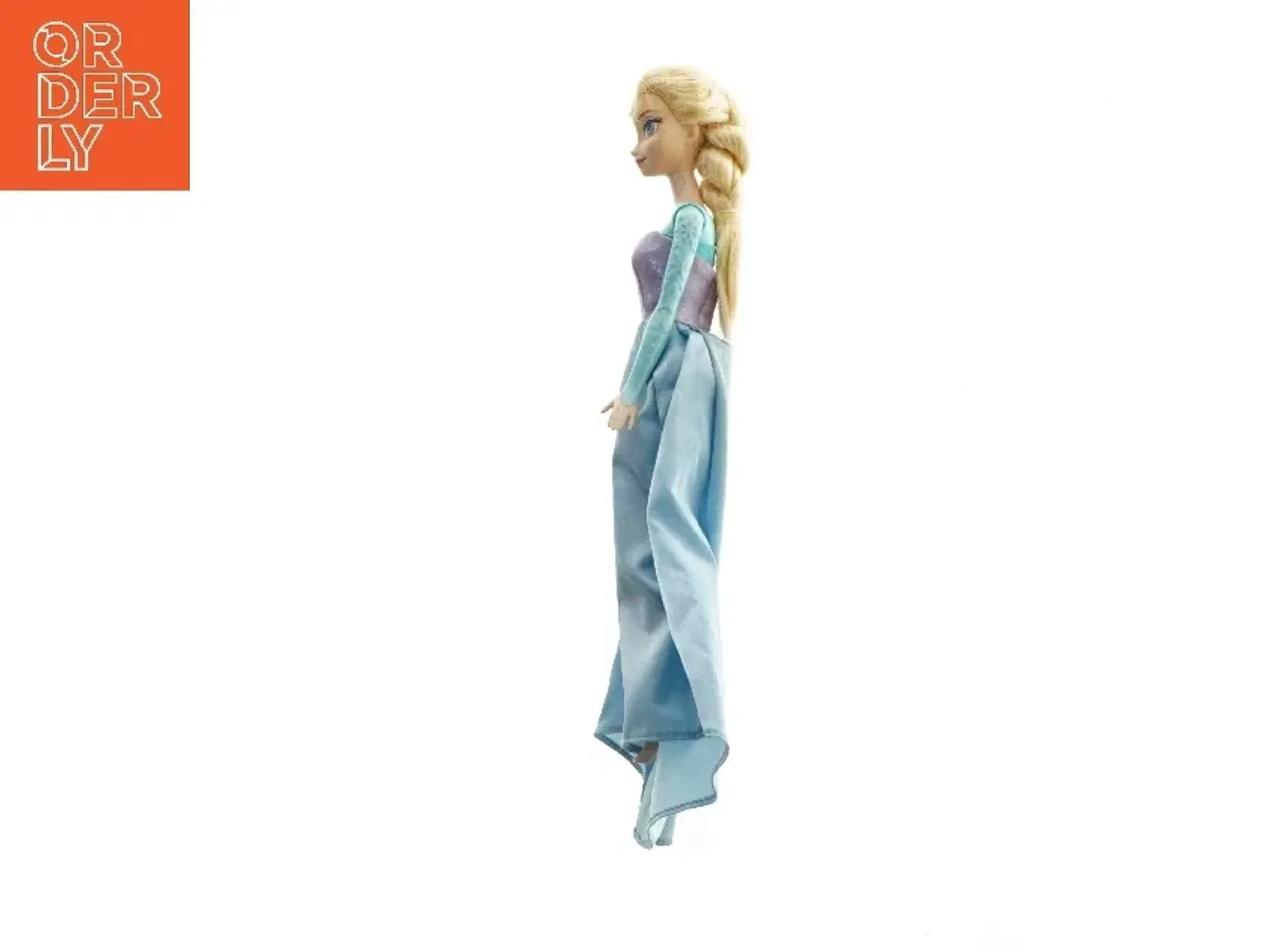 Billede 2 - Dukke i blå kjole, Elsa fra Frost (str. 32 cm)