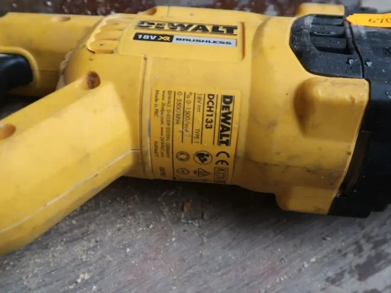 Billede 2 - Akku slagboremaskine DEWALT DCH133