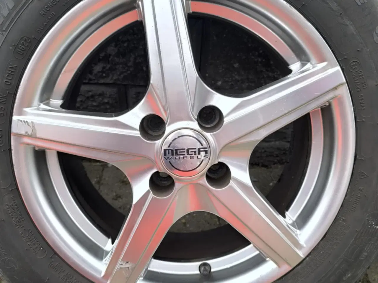 Billede 2 - Alufælge 4x100 Michelin 185/65-15