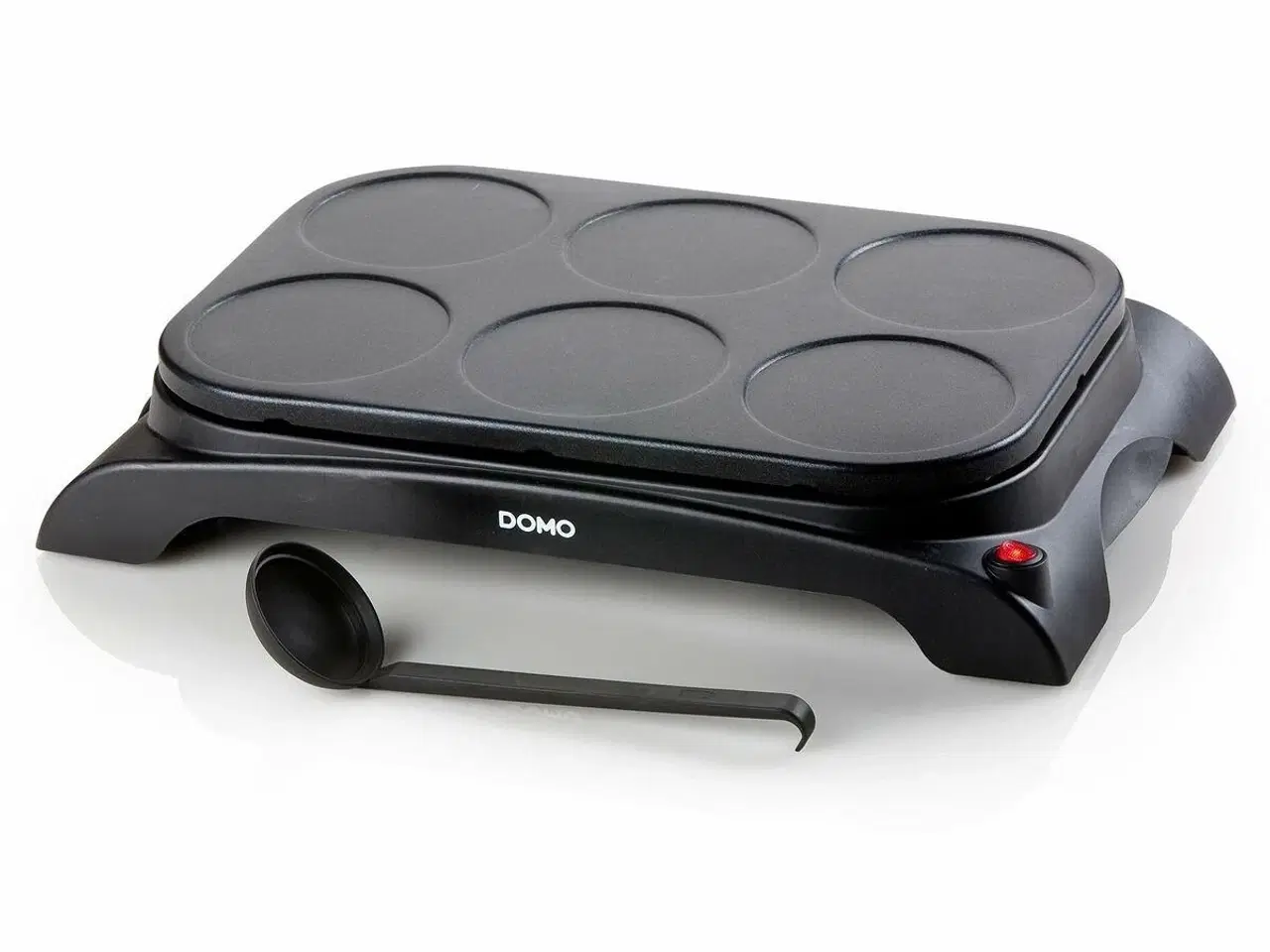 Billede 2 - DOMO DO8709P pandekagejern - 6 mini pandekager, 1000 W - Sort