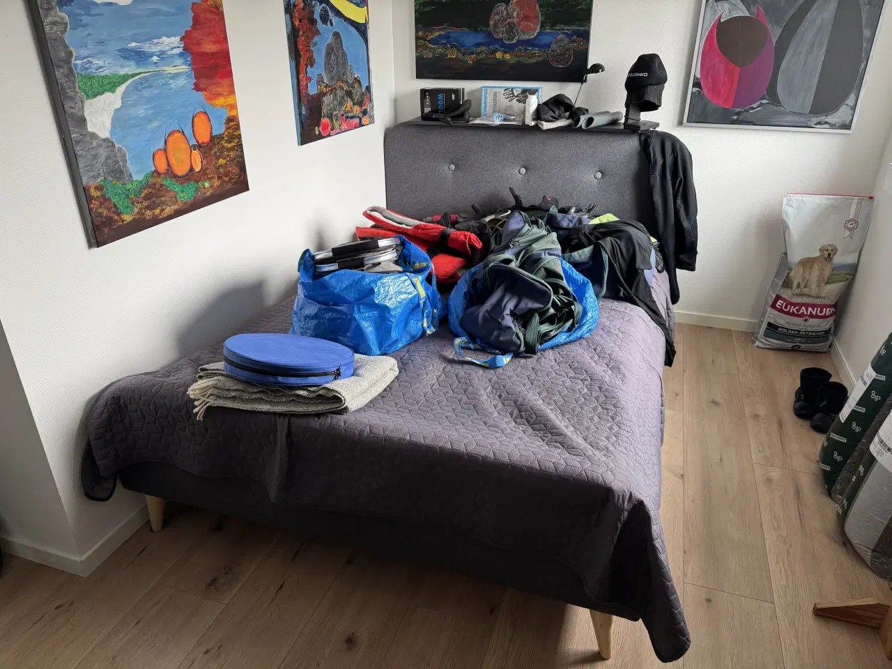 Billede 2 - Dobbelt seng med hoved gære