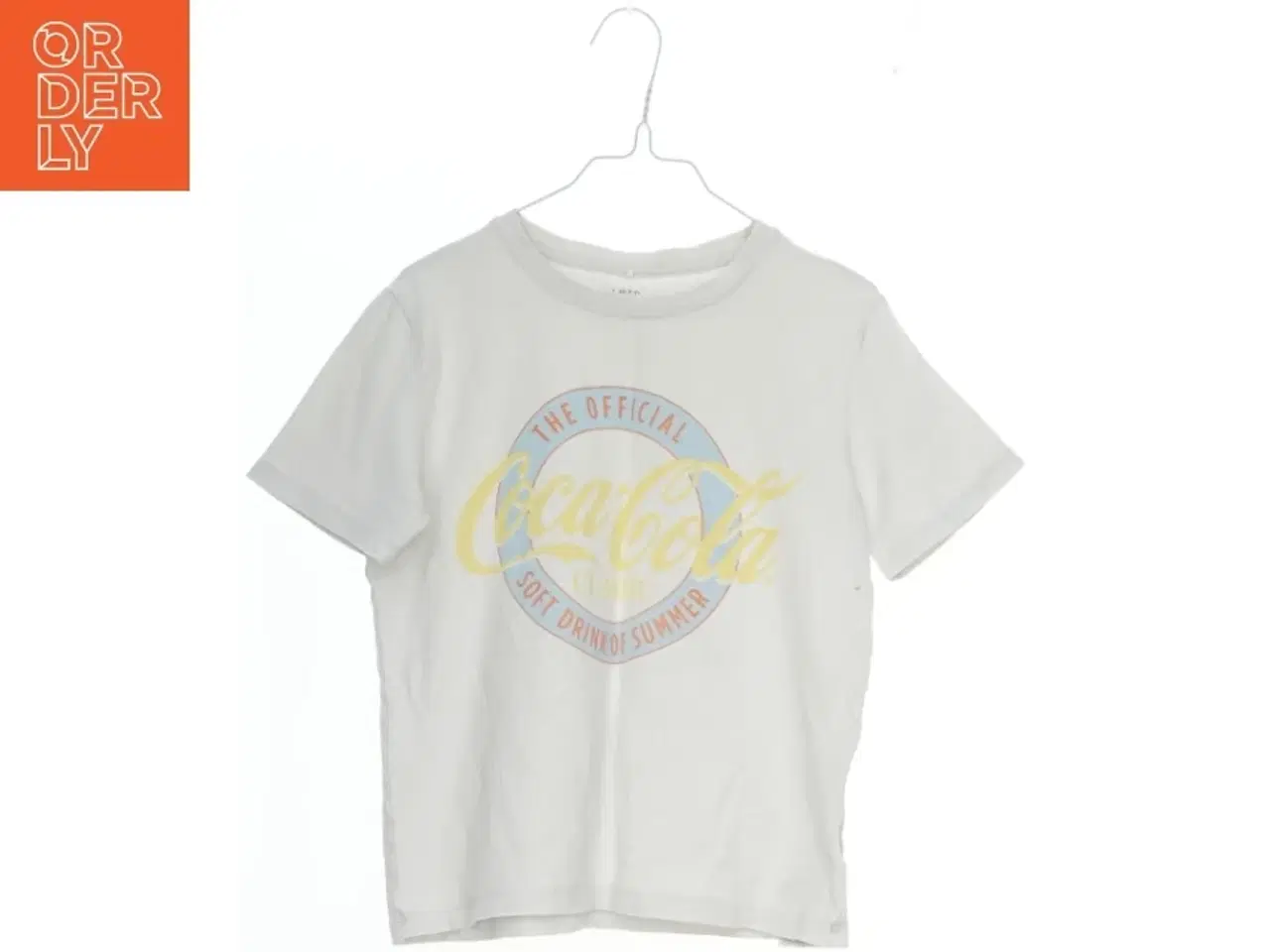 Billede 1 - Hvid T-shirt med Coca-Cola logo fra LMTD (str. 152)