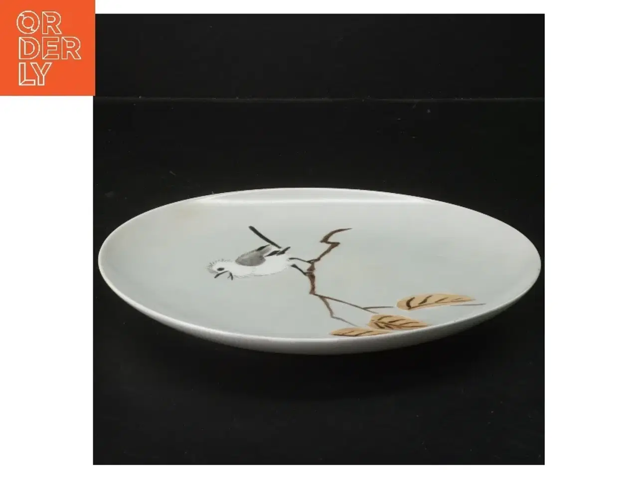 Billede 2 - Porcelænstallerken (nummereret samlerobjekt) med fuglemotiv fra B&G (str. Ø 21 cm)