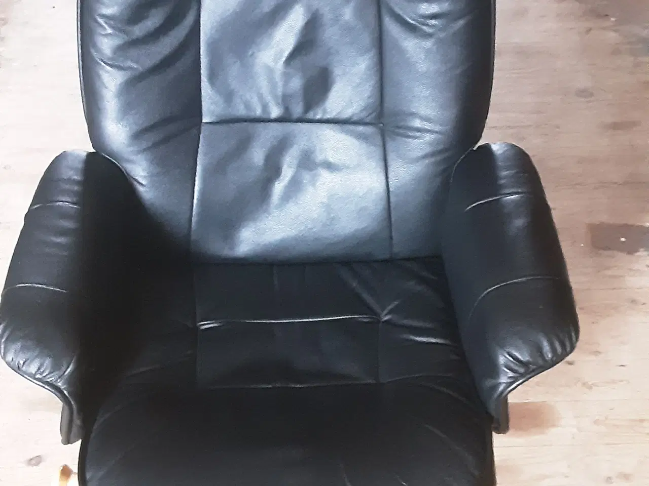 Billede 1 - Læder stol.