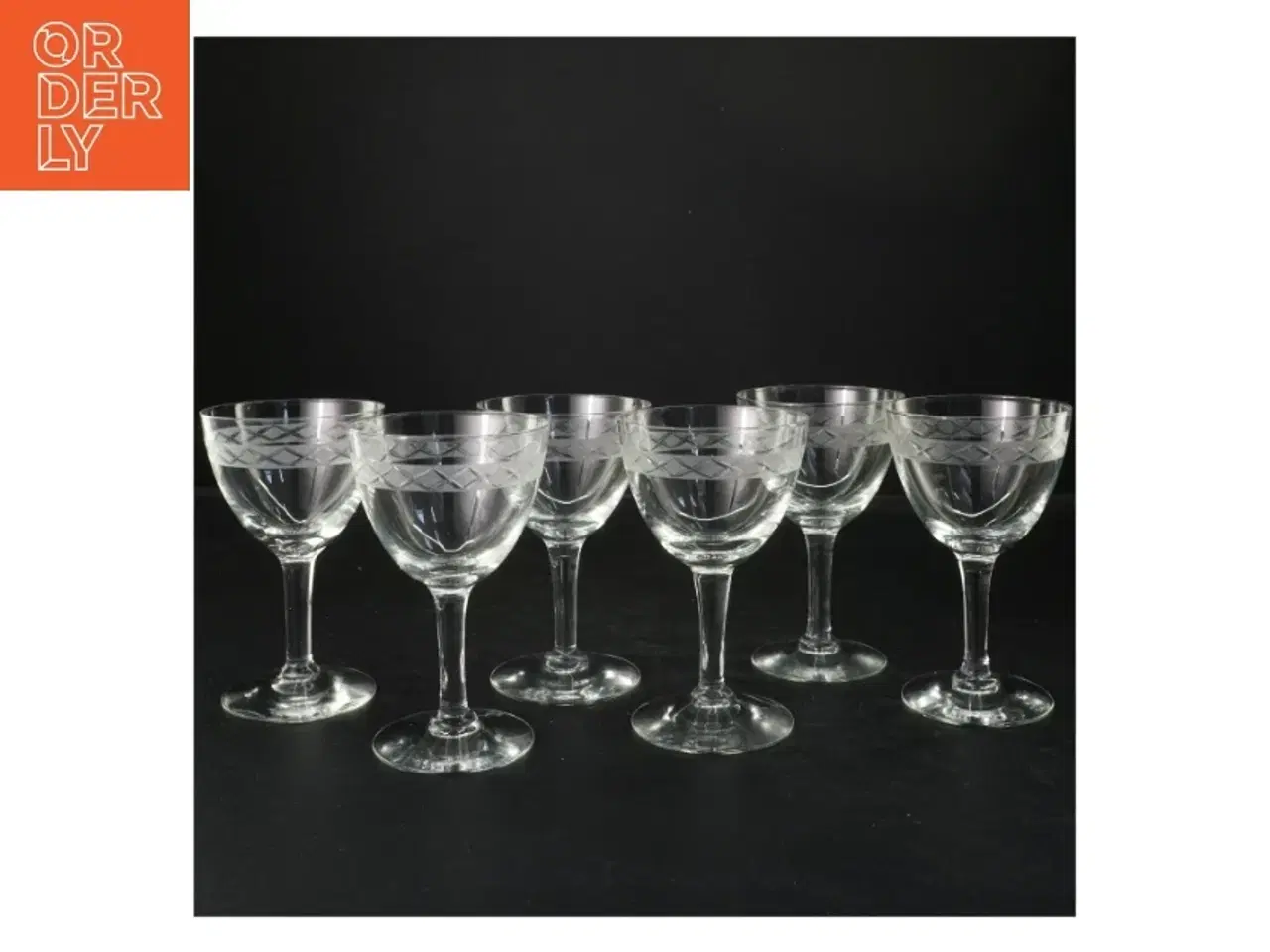Billede 2 - Sæt med 6 glas (str. 13 cm)