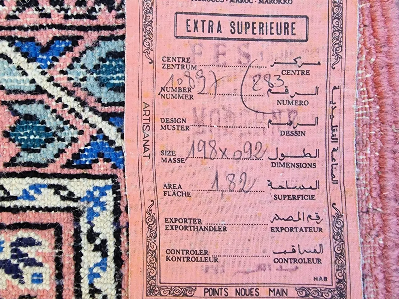 Billede 8 - Super flot Marokkansk tæppe fra 80'erne.