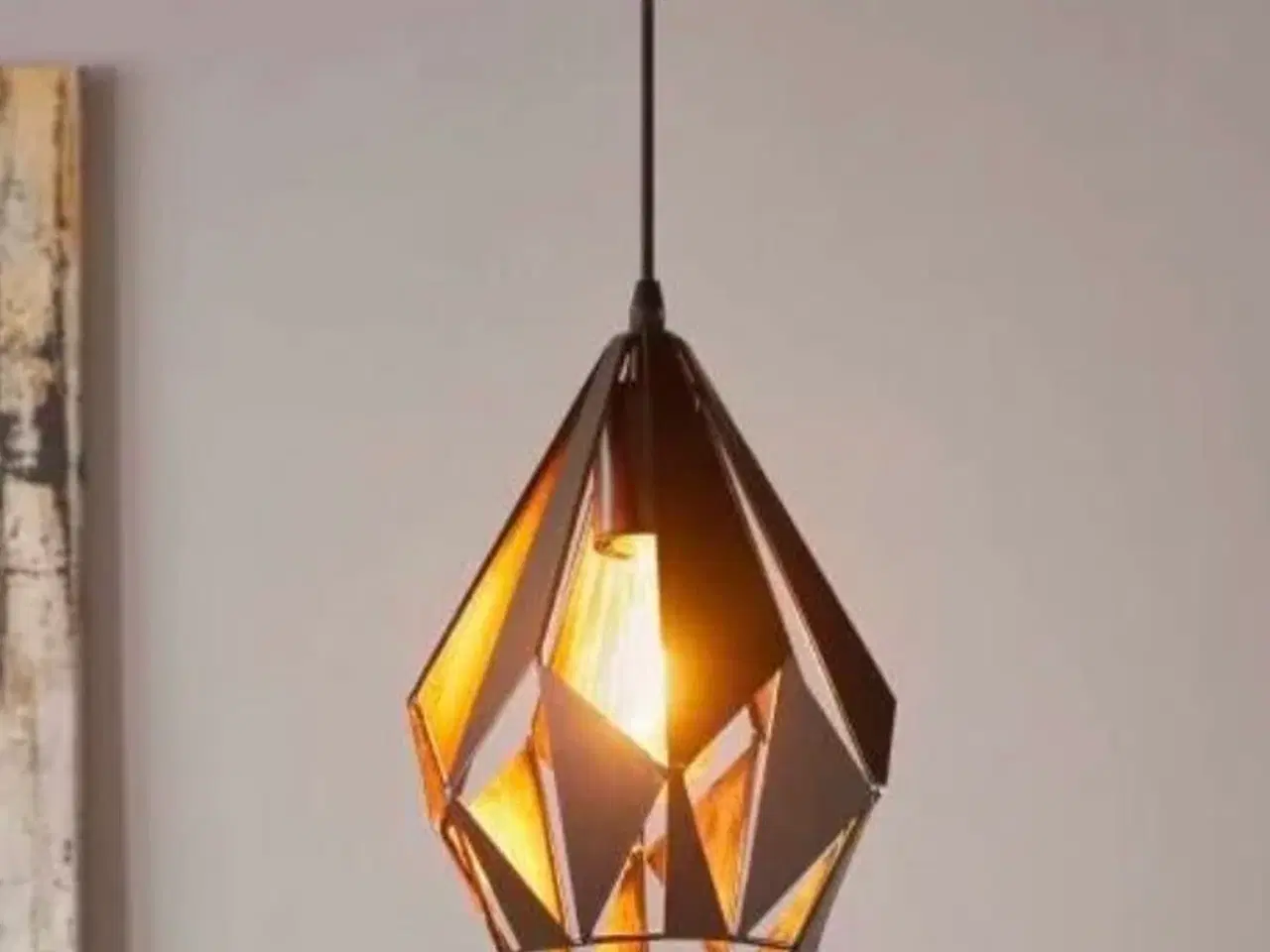 Billede 1 - Loft pendel mrk. Eglo Carlton 1 pendel, Ø31 cm