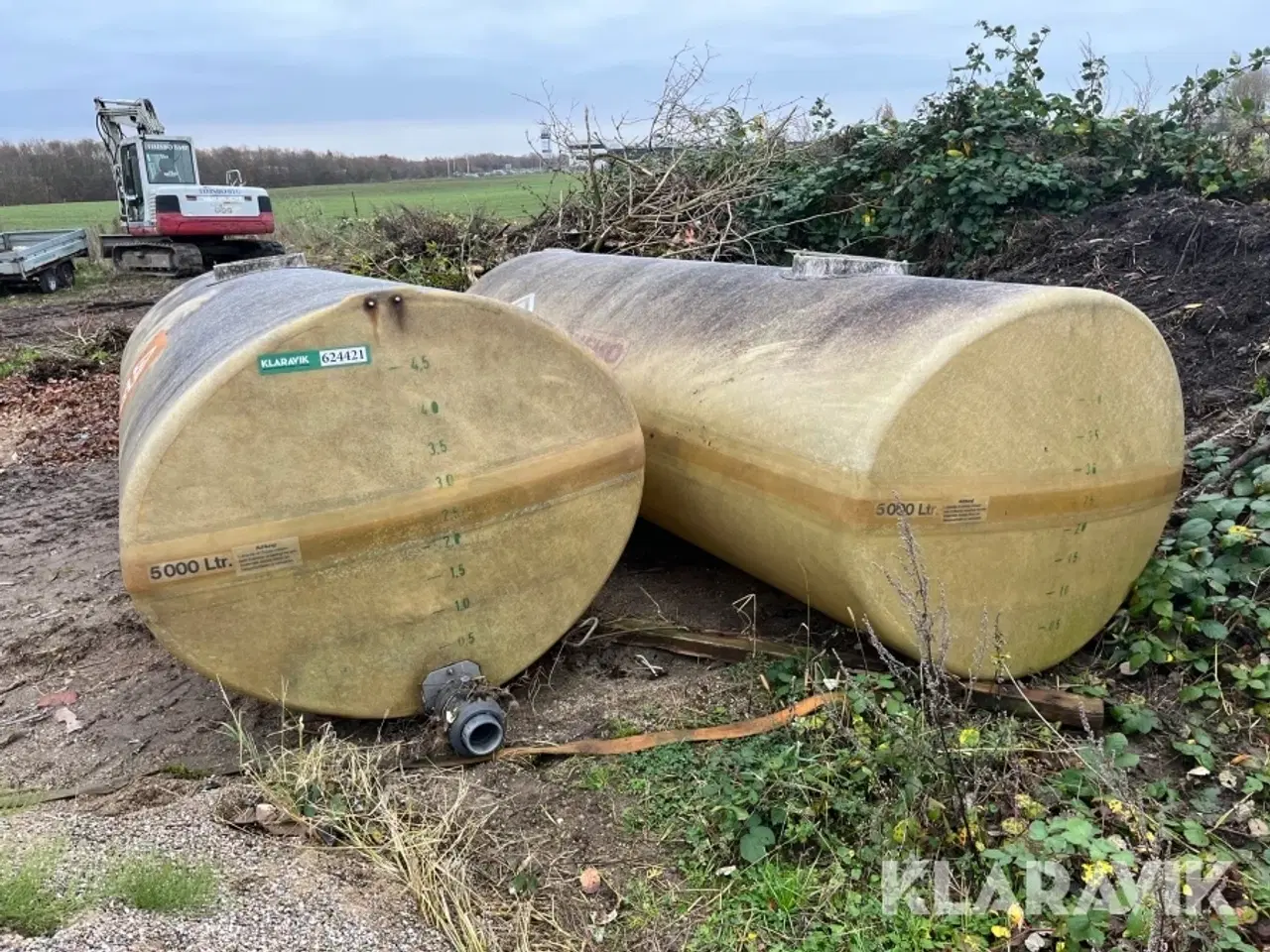 Billede 1 - Glasfiber tanke Epoke/Chemo 5000 2 styk